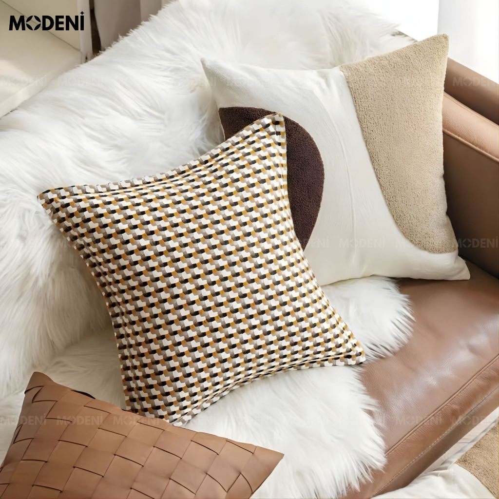 Set Vỏ Gối Sofa Amber Luxe Cao Cấp Phong Cách Modern Luxury Kết Hợp Classic Heritage