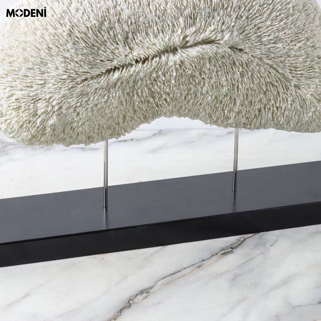 Tượng Trang Trí Cumulus Khối Vải Đế Nguyên Khối Đậm Chất Triển Lãm Kết Cấu Bề Mặt Mềm Mại Làm Quà Tặng Tân Gia