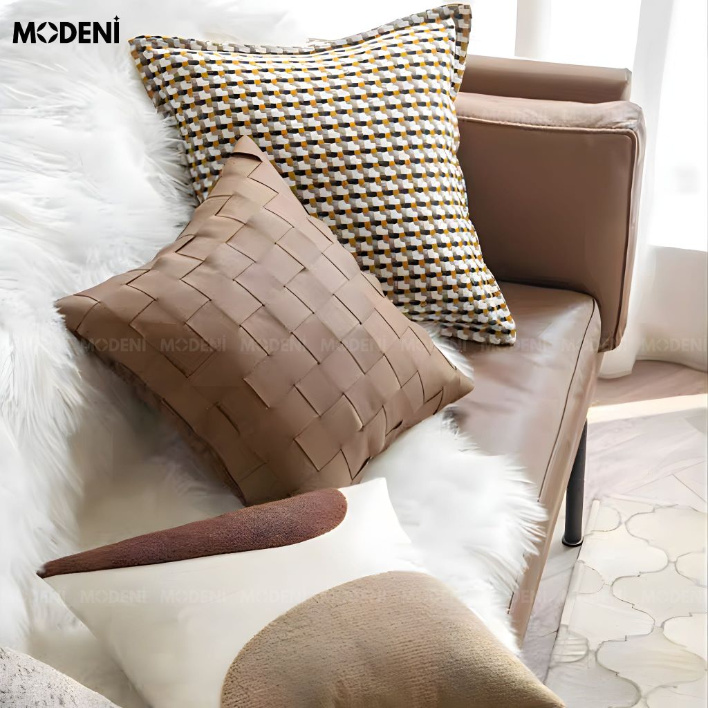 Set Vỏ Gối Sofa Amber Luxe Cao Cấp Phong Cách Modern Luxury Kết Hợp Classic Heritage