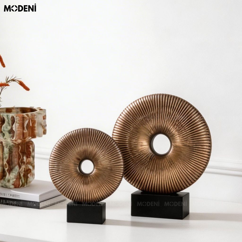 Tượng Trang Trí Solar Ripple Cao Cấp – Điểm Nhấn Nghệ Thuật Trừu Tượng Cho Không Gian Sống Sang Trọng