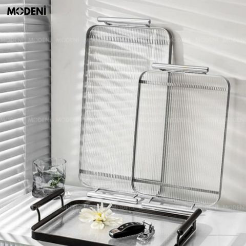 khay oriana đen decor bắc âu hiện đại sang trọng