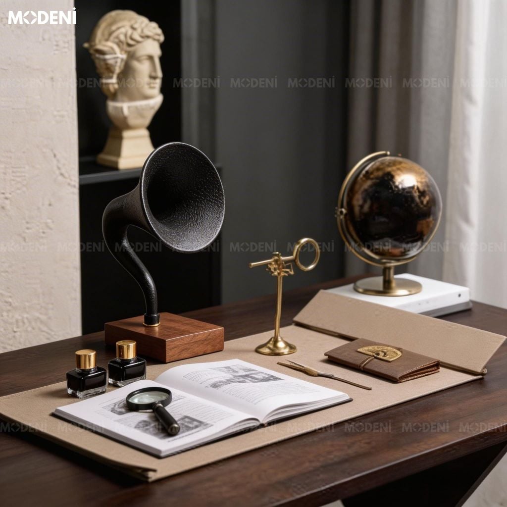 Tượng Trang Trí Misical Cao Cấp – Thiết Kế Loa Kèn Độc Đáo, Nét Đẹp Hoài Cổ Pha Lẫn Hiện Đại Sang Trọng