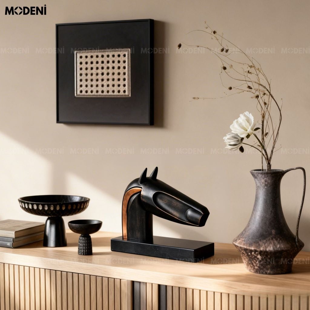 Tượng Trang Trí Equis Cao Cấp – Tuyệt Tác Trừu Tượng Thượng Lưu, Biểu Tượng Sức Mạnh & Khát Vọng Vương Giả