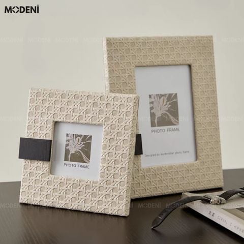  Set Khung Ảnh Remy Be Da Kết Hợp Vải Nhung Cao Cấp Cho Không Gian Hiện Đại Sang Trọng 