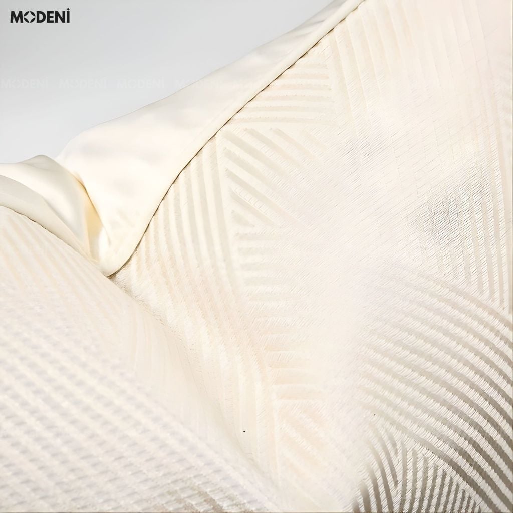 Vỏ Gối Sofa Glide – Vải Jacquard Kết Hợp Vải Nhung Họa Tiết Vân Chéo Châu Âu