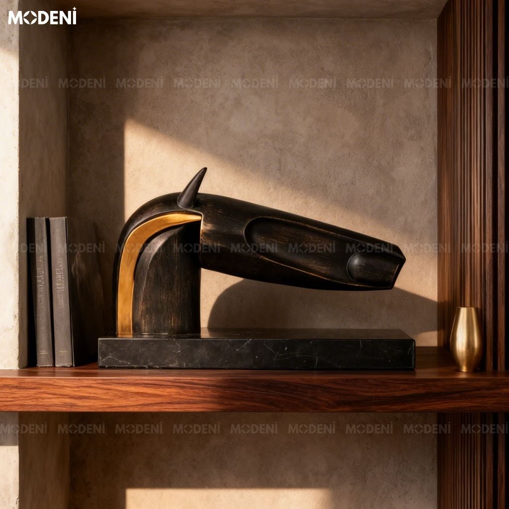 Tượng Trang Trí Equis Cao Cấp – Tuyệt Tác Trừu Tượng Thượng Lưu, Biểu Tượng Sức Mạnh & Khát Vọng Vương Giả