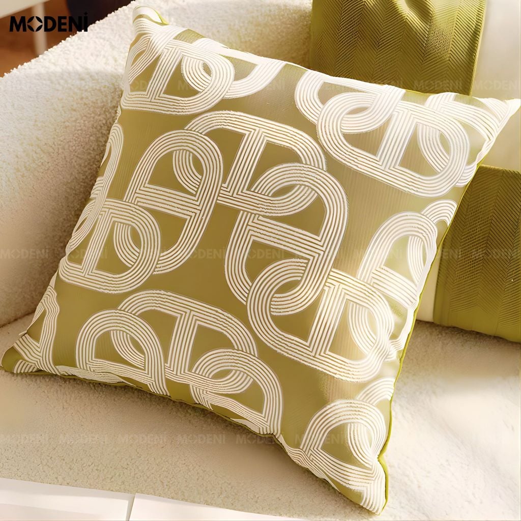 Set Vỏ Gối Sofa Verdant Gallop Cao Cấp Phong Cách Eco Luxury Đẳng Cấp Hiện Đại