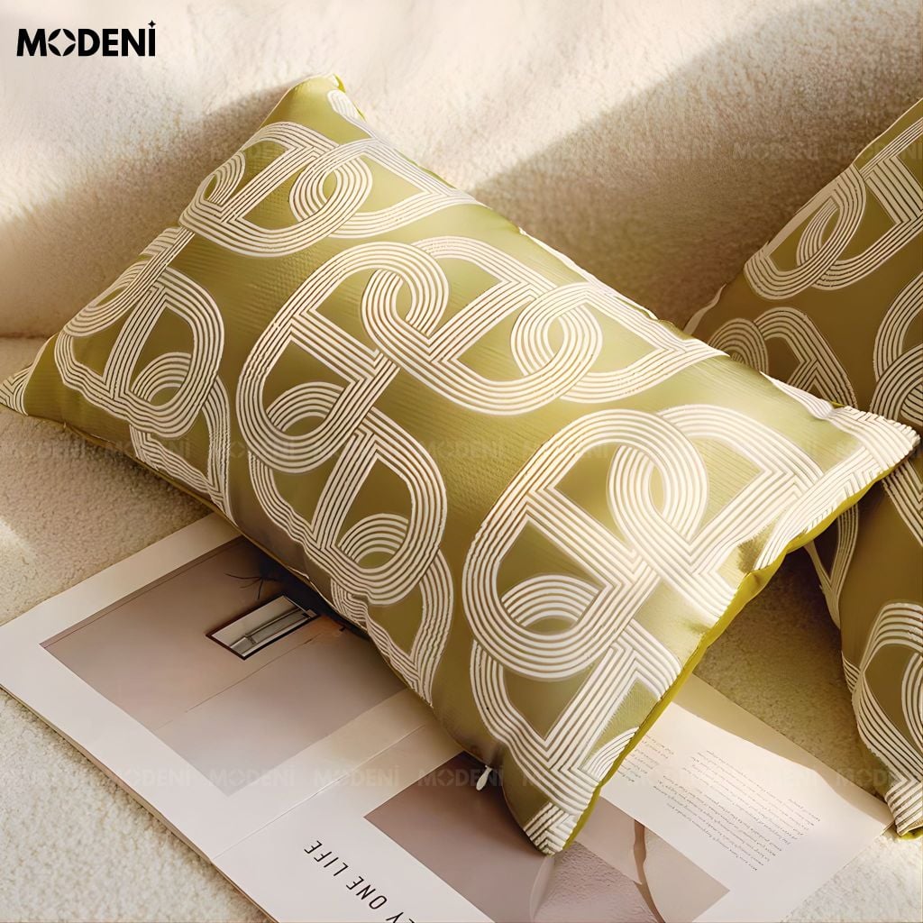 Set Vỏ Gối Sofa Verdant Gallop Cao Cấp Phong Cách Eco Luxury Đẳng Cấp Hiện Đại