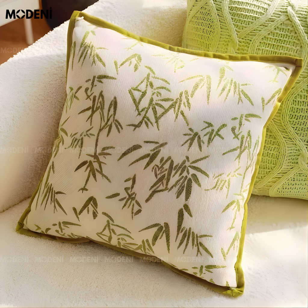 Set Vỏ Gối Sofa Verdant Gallop Cao Cấp Phong Cách Eco Luxury Đẳng Cấp Hiện Đại