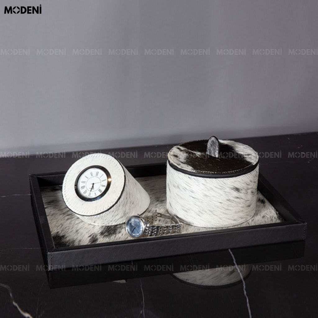 Đồng Hồ Trang Trí Alabaster Kim Loại Cao Cấp Phối Đá Trắng Minimalism