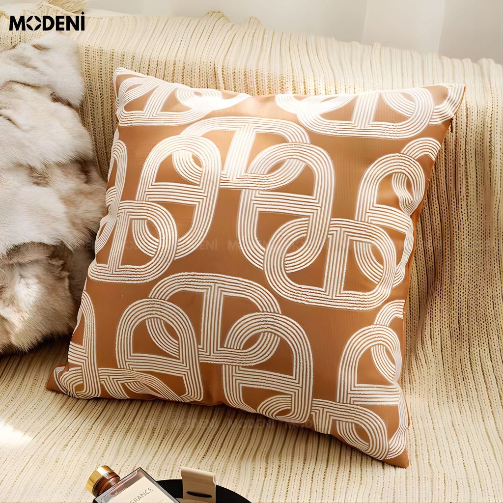 Set Vỏ Gối Sofa Hermosa Saddle Cao Cấp Phong Cách Quý Tộc Sang Trọng Quý Phái