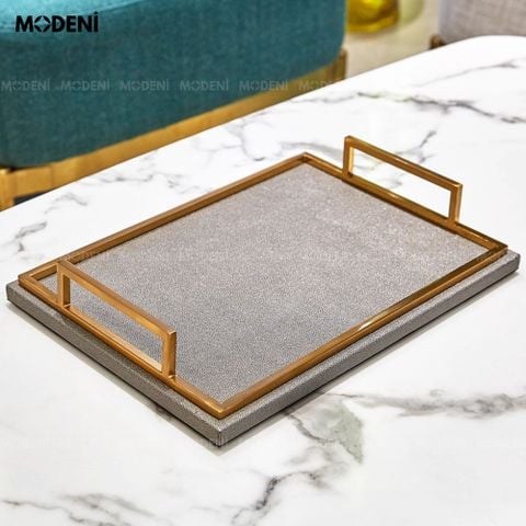 khay dorian xám thiết kế tối giản, tinh tế