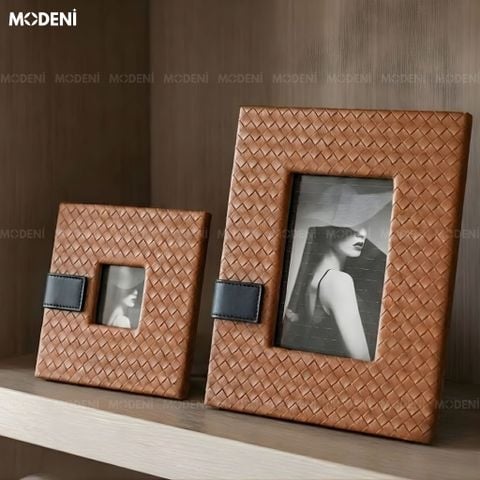  Set Khung Ảnh Aldo Da Phối Kim Loại Cao Cấp Cho Không Gian Decor Hiện Đại 