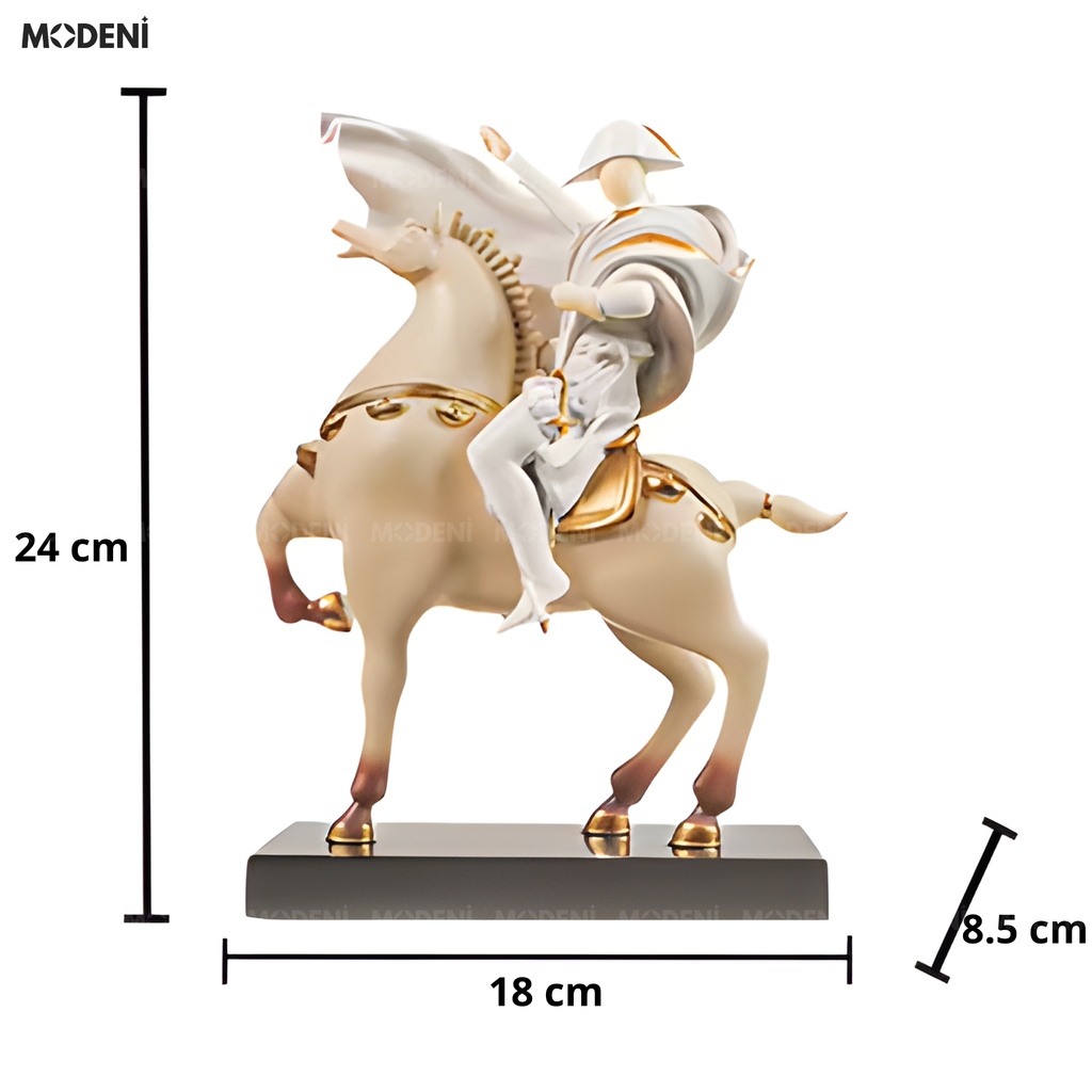 Tượng Trang Trí Lumen White Composite Cao Cấp Đúc Nguyên Khối - Điểm Nhấn Cho Bàn Console, Kệ Tủ Và Không Gian Hiện Đại