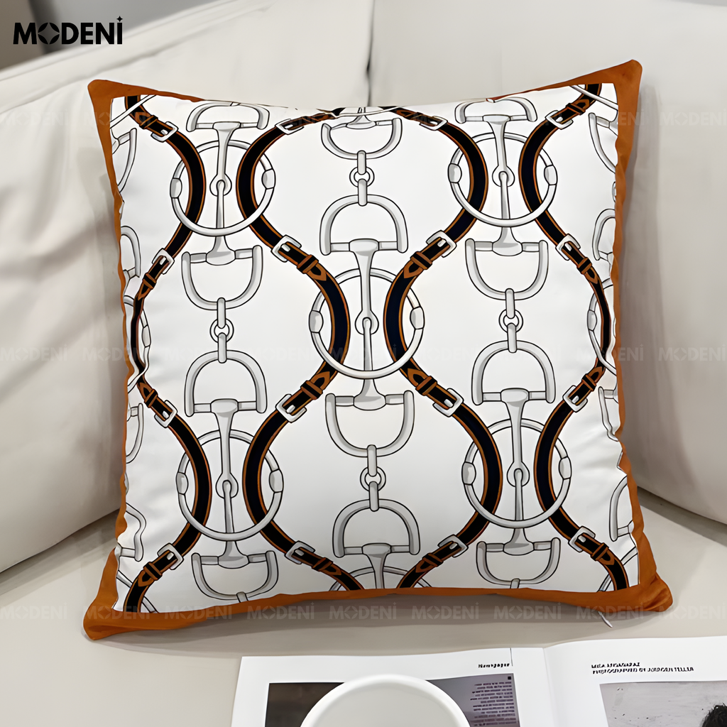 Set Vỏ Gối Sofa The Equestrian Luxury Cao Cấp Phong Cách Châu Âu Hiện Đại