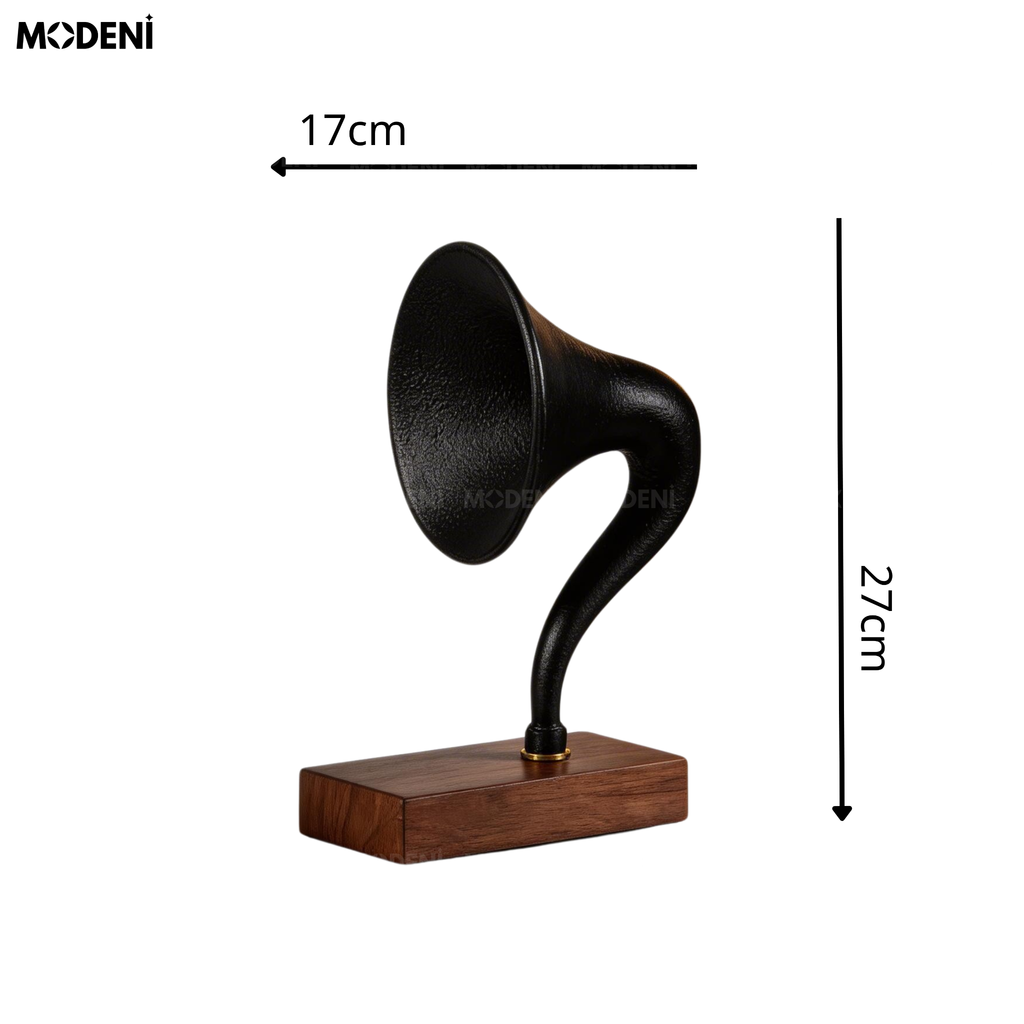 Tượng Trang Trí Misical Cao Cấp – Thiết Kế Loa Kèn Độc Đáo, Nét Đẹp Hoài Cổ Pha Lẫn Hiện Đại Sang Trọng