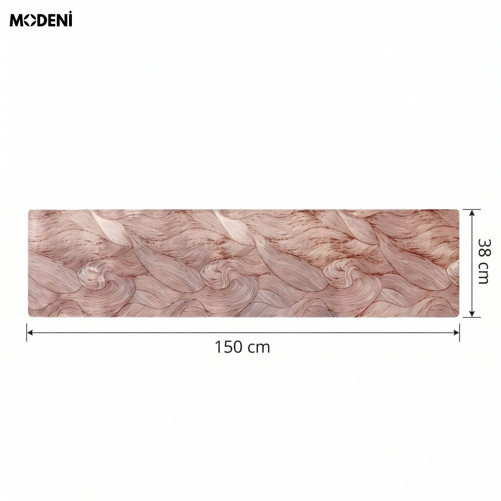 Khăn Trải Bàn Duneva Placemat PVC Phủ Ánh Kim Màu Đồng Rose Bảo Vệ Mặt Bàn Cực Tốt Cho Nhà Hàng Sang Trọng
