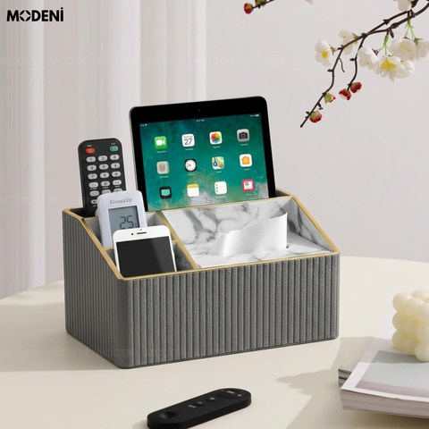  Hộp Khăn Giấy Rovigo Da PU Chống Thấm Sang Trọng Tinh Tế Bề Mặt Dễ Vệ Sinh Làm Quà Tặng Tân Gia Đẳng Cấp 