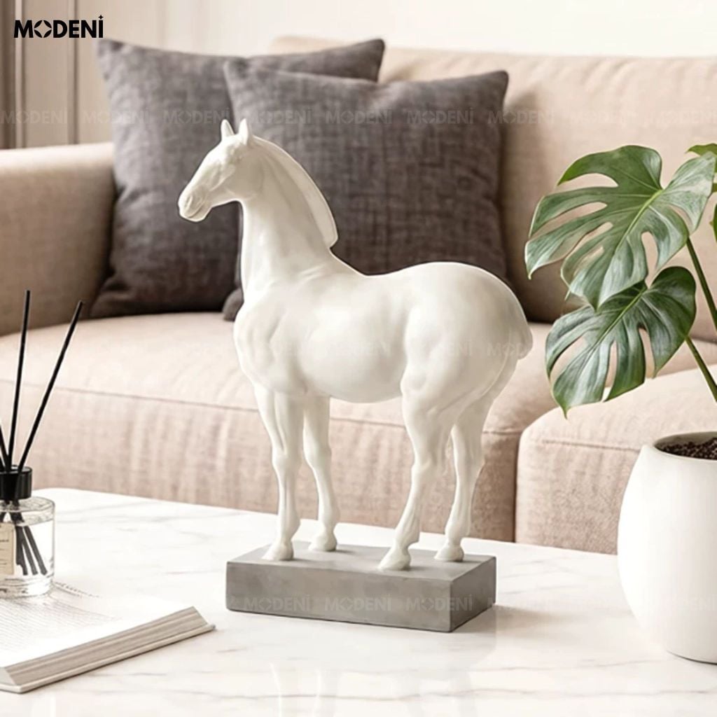 Set Decor Stone Equestrian Cao Cấp Phong Cách Contemporary Luxury Kết Hợp Wabi Sabi