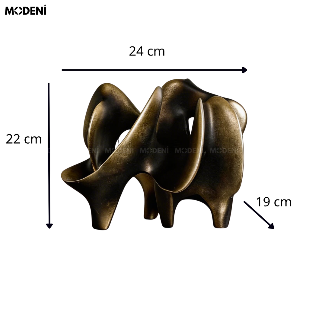 Tượng Trang Trí Savanna Echo Cao Cấp - Thiết Kế Voi Trừu Tượng Độc Đáo, Điểm Nhấn Nghệ Thuật Phong Cách Hiện Đại Sang Trọng
