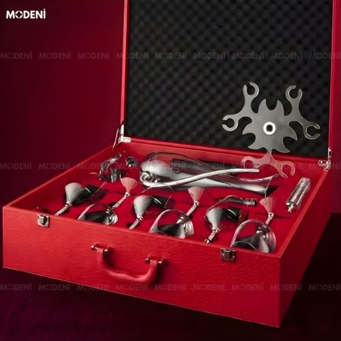  Bộ Bình Ly Rượu The BACKBONE Pha Lê Cao Cấp Quà Tặng Tân Gia Ánh Bạc Sang Trọng Đẳng Cấp 