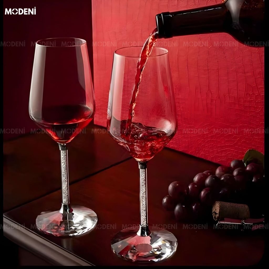 Bộ Bình Ly Rượu The BACKBONE Pha Lê Cao Cấp Quà Tặng Tân Gia Ánh Bạc Sang Trọng Đẳng Cấp