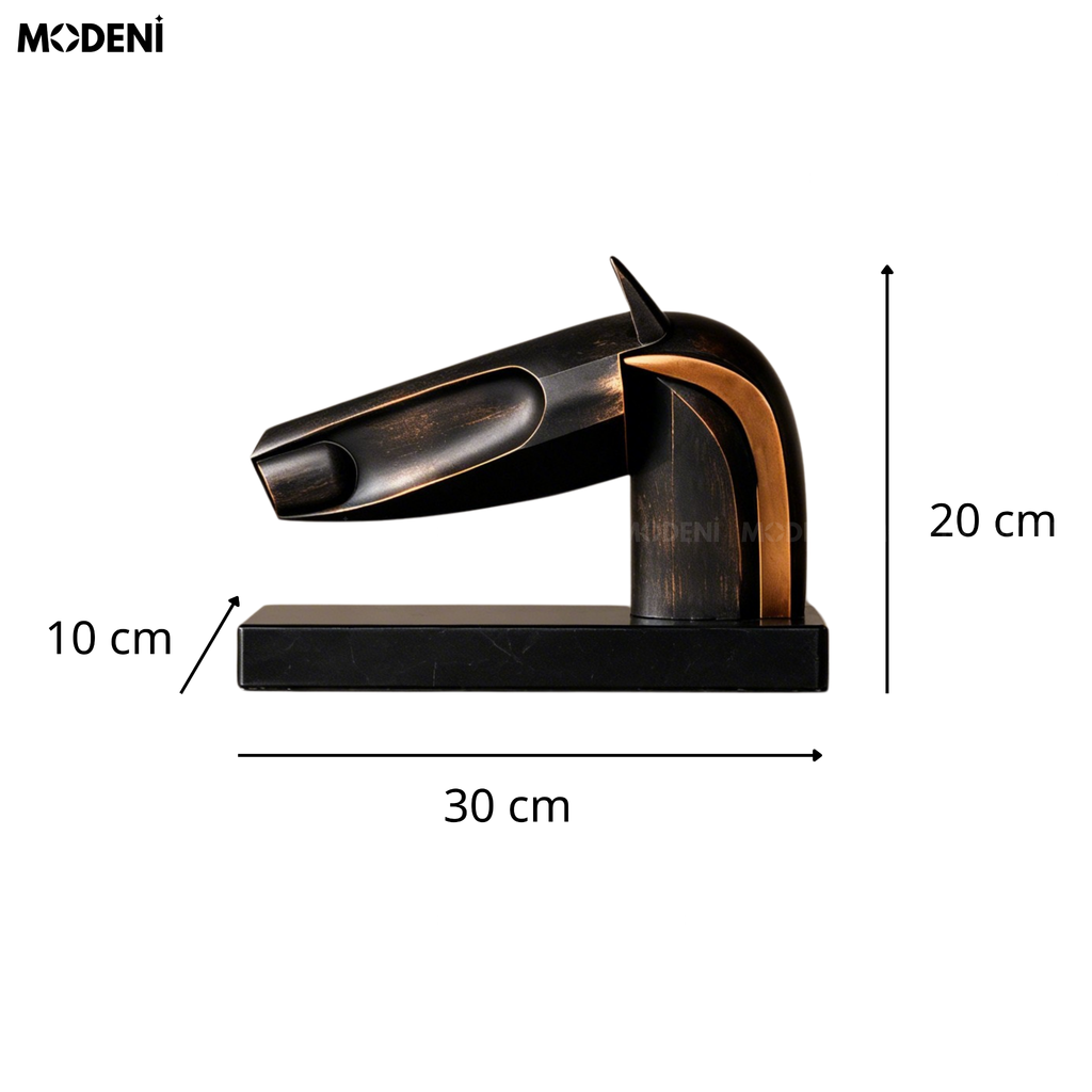 Tượng Trang Trí Equis Cao Cấp – Tuyệt Tác Trừu Tượng Thượng Lưu, Biểu Tượng Sức Mạnh & Khát Vọng Vương Giả