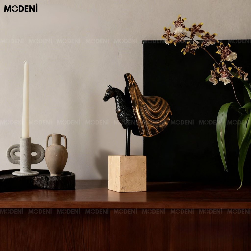 Tượng Trang Trí Guno Khởi Hành Tôn Quý Cao Cấp - Thiết Kế Bán Thân Độc Đáo, Nghệ Thuật Điêu Khắc Đương Đại Sang Trọng