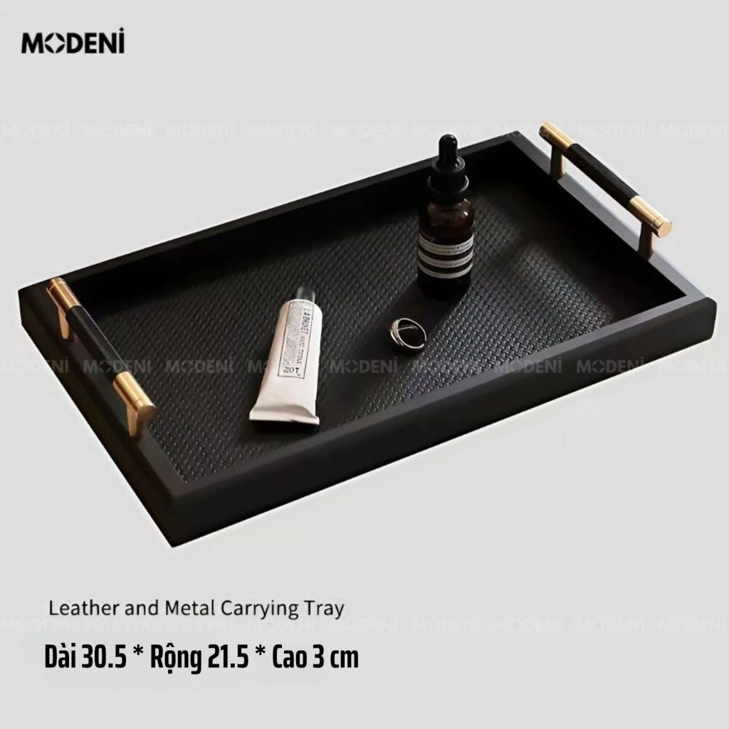 Set Decor Noir Crystal Cao Cấp Phong Cách Modern Luxury Kết Hợp Contemporary Chic