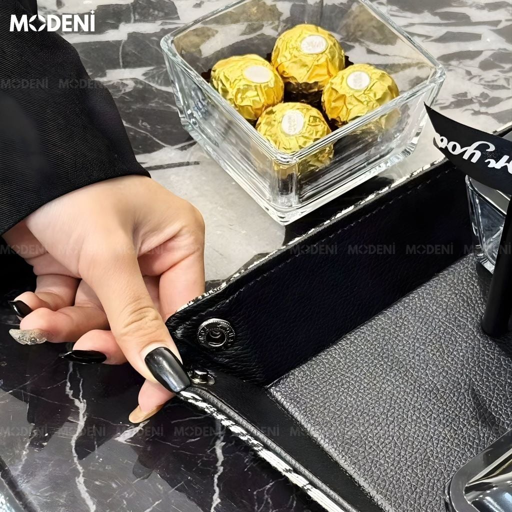 Set Lọ Đựng Kẹo Mứt Vogue Vỏ Chống Bụi Phối Thủy Tinh Không Chì Cho Bàn Ăn Hiện Đại