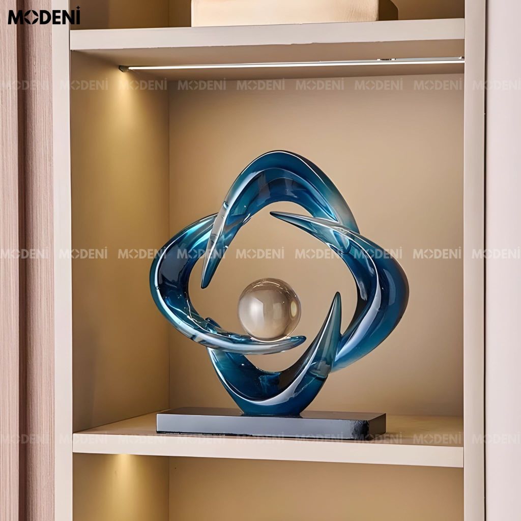 Set Decor Azure Prestige Cao Cấp Phong Cách Modern Luxury Kết Hợp Contemporary Art