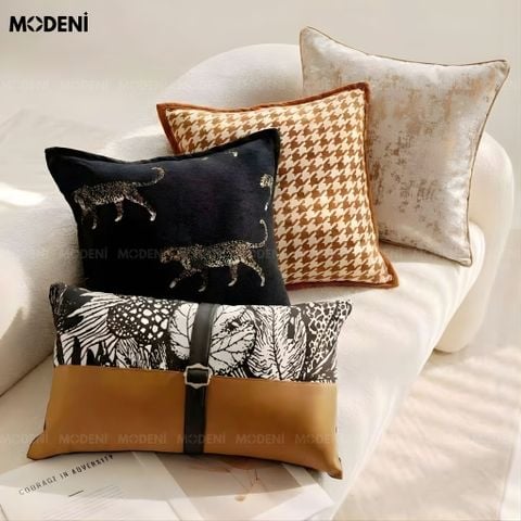  Set Vỏ Gối Sofa Savanna Luxe Cao Cấp Phong Cách Phá Cách Hiện Đại 