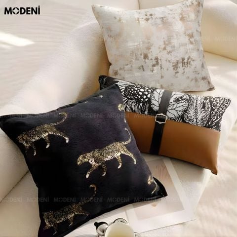  Set Vỏ Gối Sofa Savanna Luxe Cao Cấp Phong Cách Phá Cách Hiện Đại 