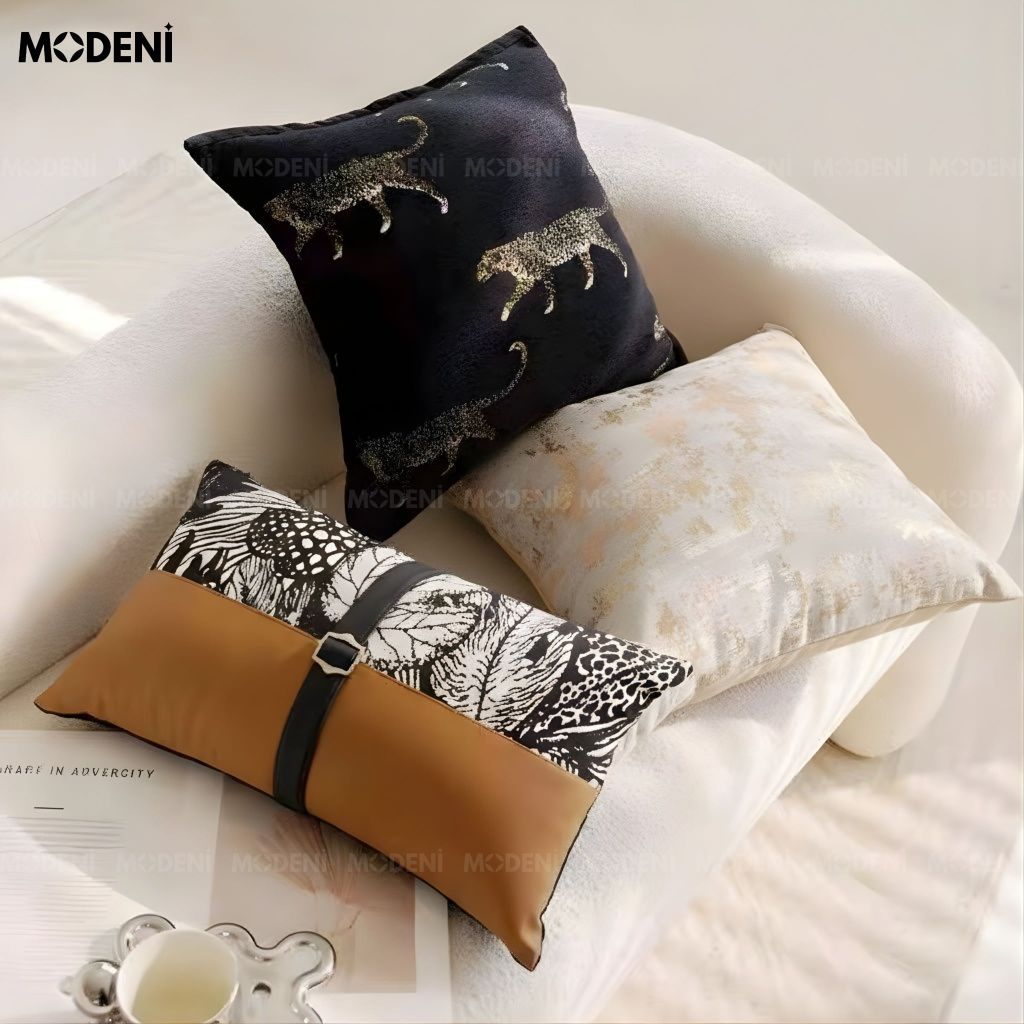 Set Vỏ Gối Sofa Savanna Luxe Cao Cấp Phong Cách Phá Cách Hiện Đại