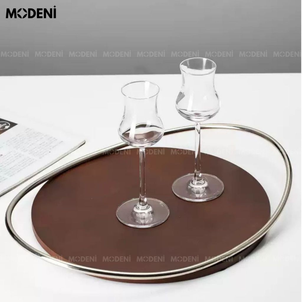 Khay Decor Gỗ & Inox Cedar Cao Cấp – Thiết Kế Tối Giản, Sang Trọng, Phù Hợp Trang Trí Bếp, Phòng Khách, Bàn Sofa