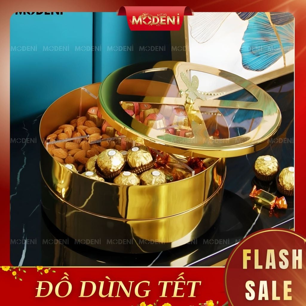Khay Mứt Tết FullGold Glory Cao Cấp Sang Trọng