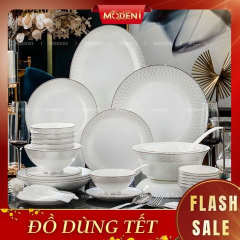  Bộ Chén Đĩa Pristine Phong Cách Cao Cấp Sang Trọng 