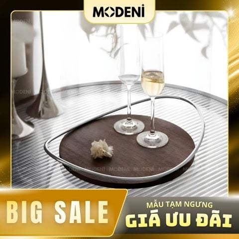  Khay Decor Gỗ & Inox Cedar Cao Cấp – Thiết Kế Tối Giản, Sang Trọng, Phù Hợp Trang Trí Bếp, Phòng Khách, Bàn Sofa 