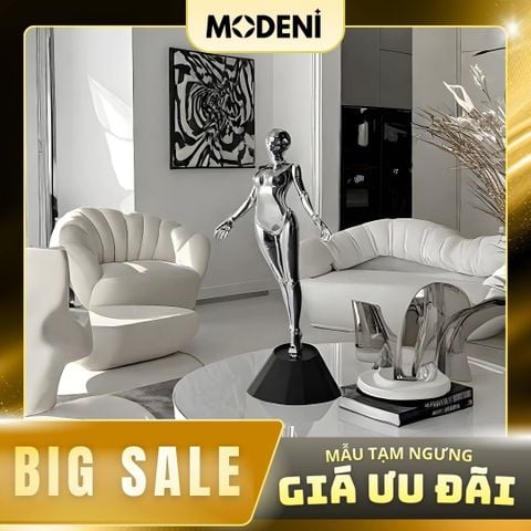  Tượng Trang Trí Arial Cô Gái Vươn Mình – Phong Cách Tương Lai – Decor Kệ Tủ, Bàn Nghệ Thuật Hiện Đại 