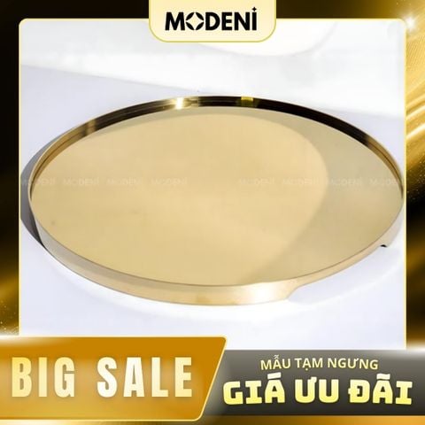  Khay Dali Tròn Vàng – Khay Decor Kim Loại Sang Trọng – Bề Mặt Gương Bóng, Tối Giản Mà Đẳng Cấp Cho Bàn Sofa, Bàn Trà, Không Gian Luxury 