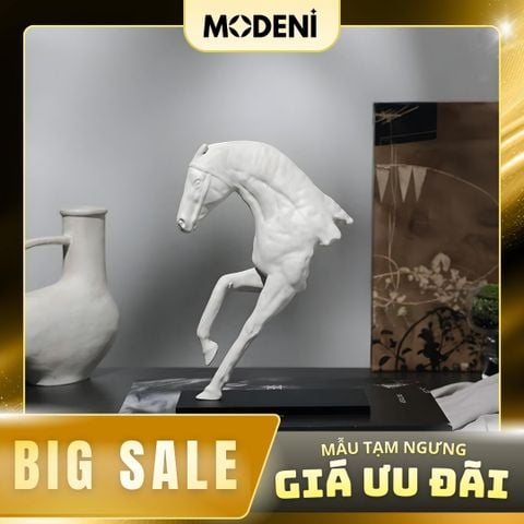  Tượng Trang Trí Lynix Ngựa Trắng Nghệ Thuật – Dáng Ngựa Vươn Cao – Decor Tối Giản Sang Trọng Cho Bàn Làm Việc & Kệ Tủ Hiện Đại 