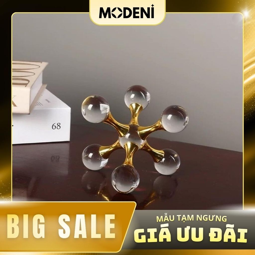 Tượng Atomix Nghệ Thuật Hiện Đại – Khối Xoay Trừu Tượng Cao Cấp – Decor Bàn Làm Việc & Văn Phòng Sáng Tạo