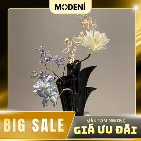  Bình Hoa Gốm Sứ Echo – Hình Khối Nghệ Thuật Tối Giản – Decor Hiện Đại Cho Bàn Làm Việc, Kệ Tủ, Phòng Khách 
