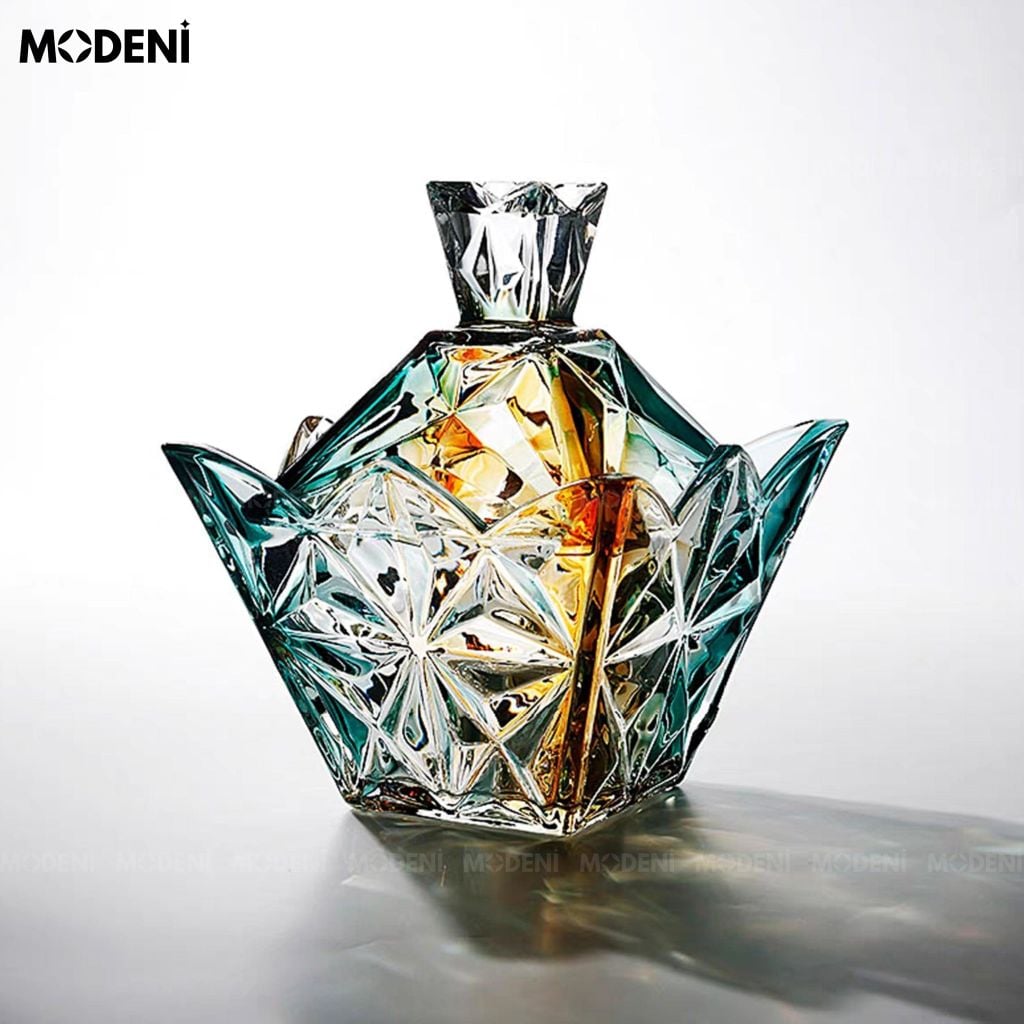 Hủ Thủy Tinh Nebula – Cắt Giác Kim Cương Tinh Xảo Phù Hợp Cho Không Gian Tiếp Khách Sang Trọng