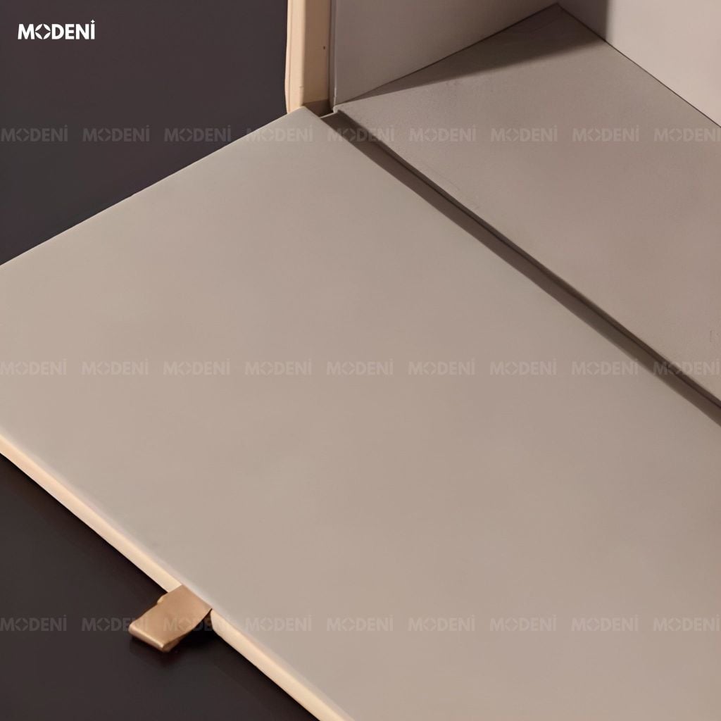 Hộp Khăn Giấy Bruno Be Da PU Cao Cấp Phối Vân Gỗ Cho Phòng Khách Sang Trọng