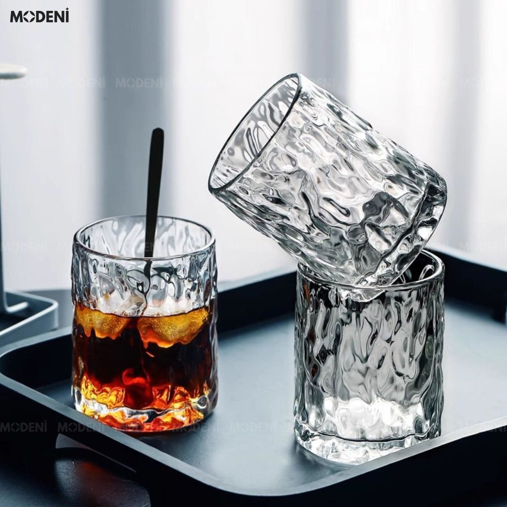 Bộ Bình Ly Thủy Tinh Shien Cao Cấp Cho Bàn Tiếp Khách Hiện Đại