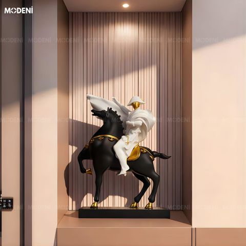  Tượng Trang Trí Lumen Composite Cao Cấp Đúc Nguyên Khối - Điểm Nhấn Cho Bàn Console, Kệ Tủ Và Không Gian Hiện Đại 