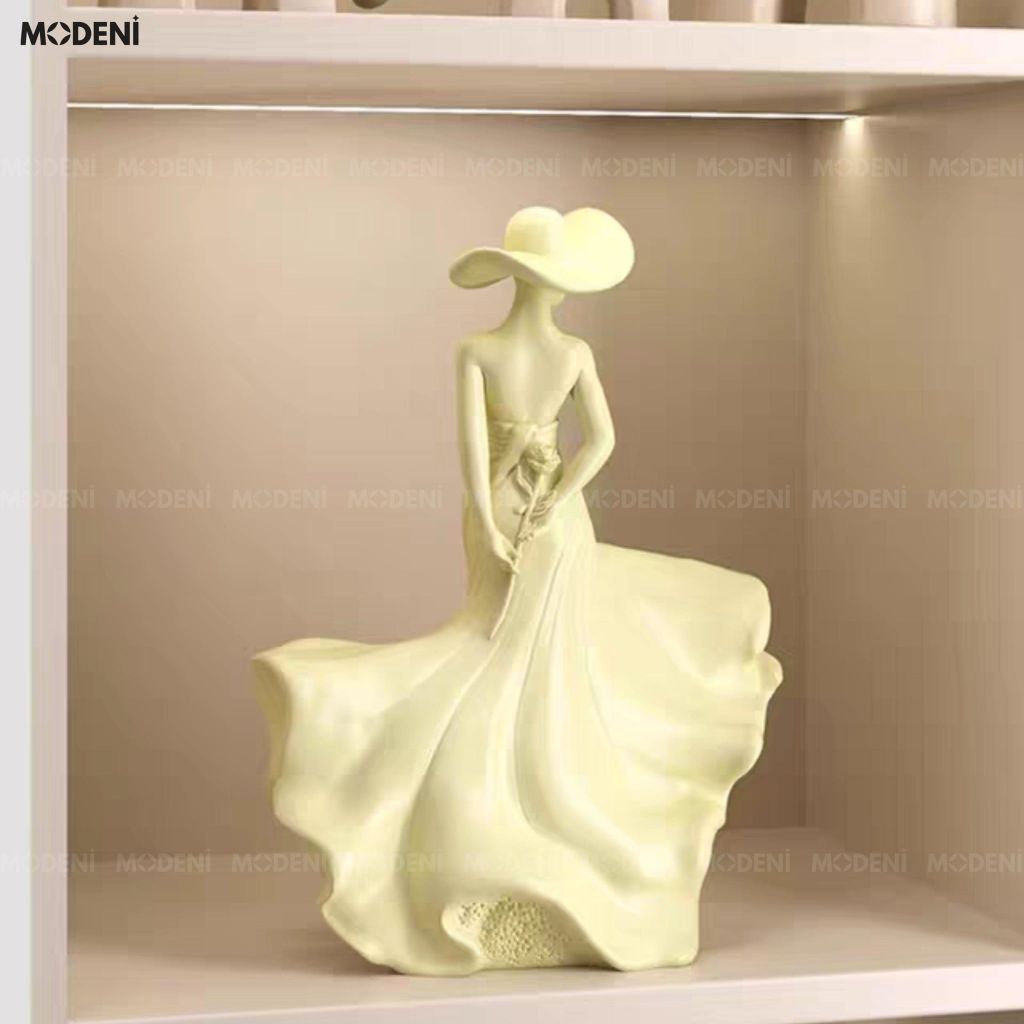 Tượng Trang Trí Radi Resin Cao Cấp Hoàn Thiện TInh Xảo Phù Hợp CHo Không Gian Decor Phòng Khách