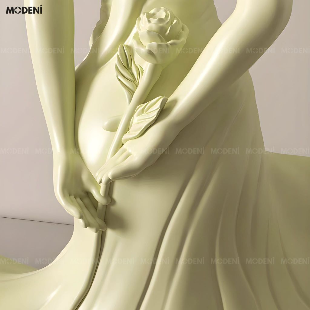 Tượng Trang Trí Radi Resin Cao Cấp Hoàn Thiện TInh Xảo Phù Hợp CHo Không Gian Decor Phòng Khách