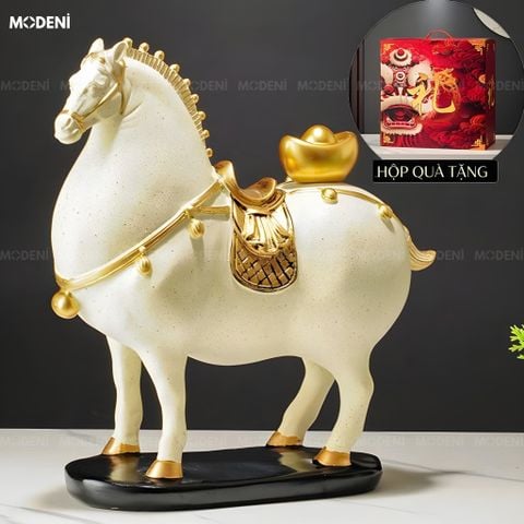  Tượng Trang Trí Glyph Trắng Composite Cao Cấp Đúc Nguyên Khối Sang Trọng Cho Không Gian Hiện Đại Sang Trọng 